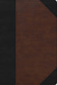 CSB Super Giant Print Reference Bible Black/Brown (Red Letter Edition)