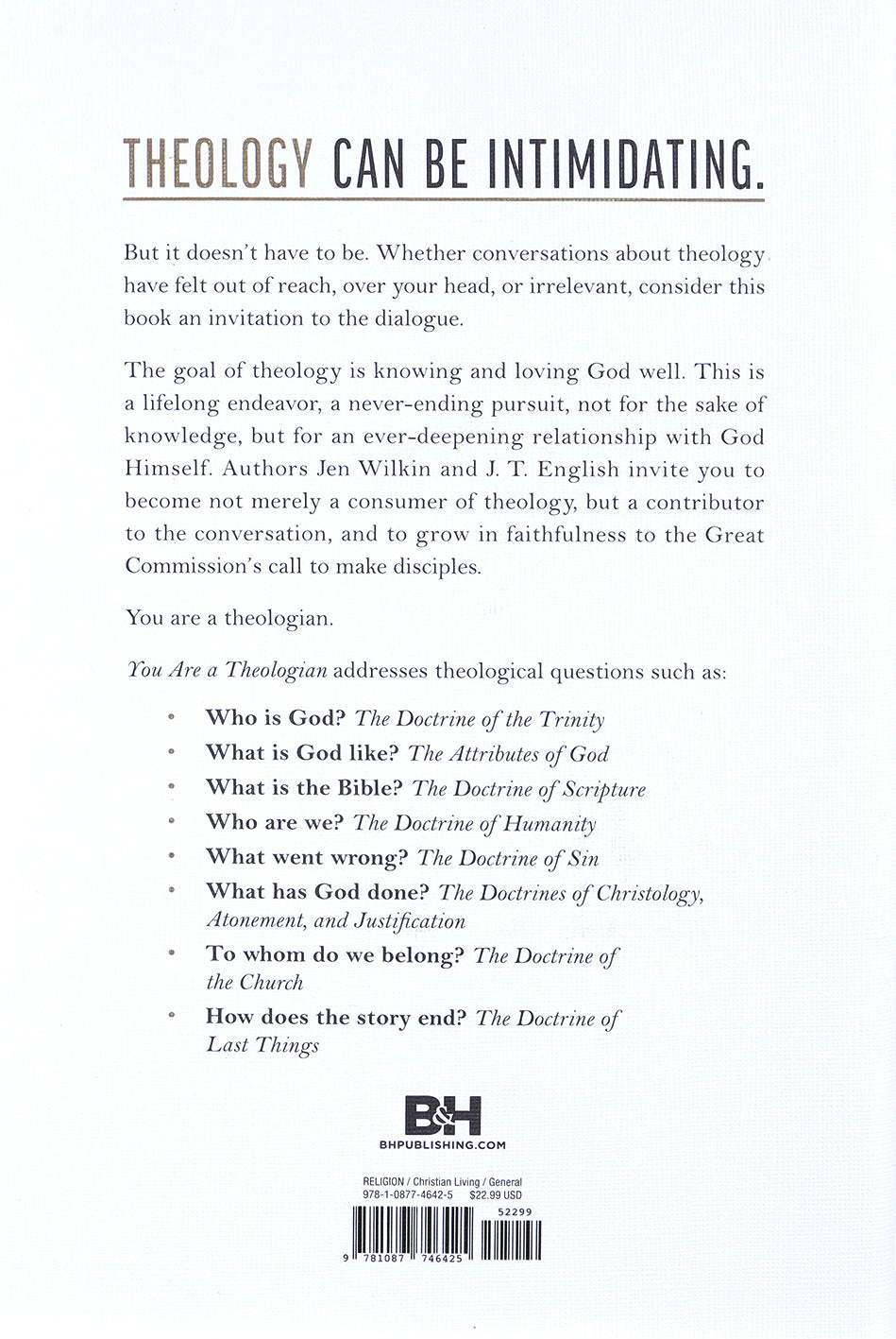 You Are a Theologian: An Invitation to Know and Love God Well