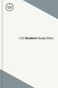 CSB Student Study Bible Slate (Red Letter Edition)
