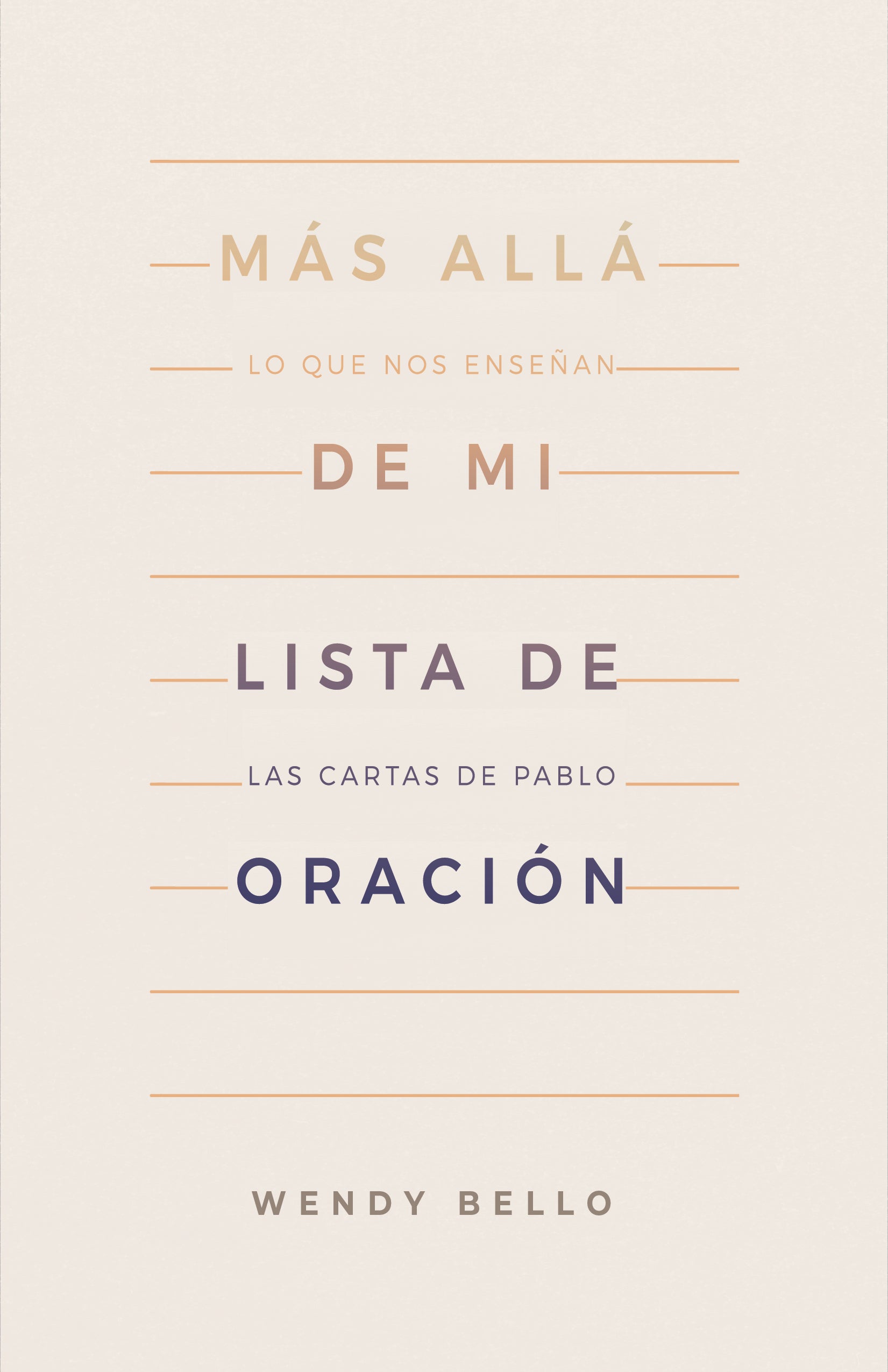 Mas Alla De Mi Lista De Oracion (Spanish)