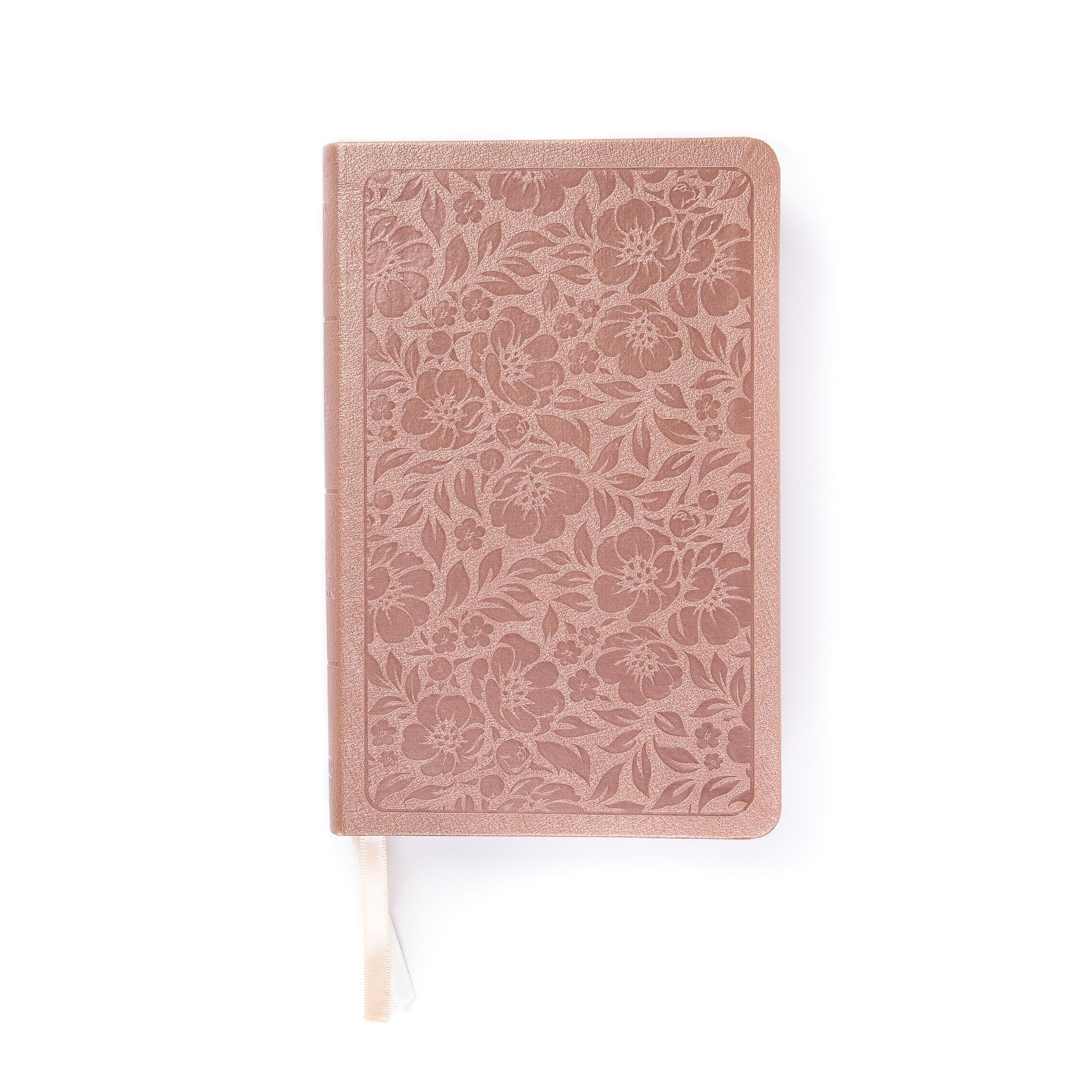 KJV Personal Size Bible Rose Gold (Red Letter Edition)