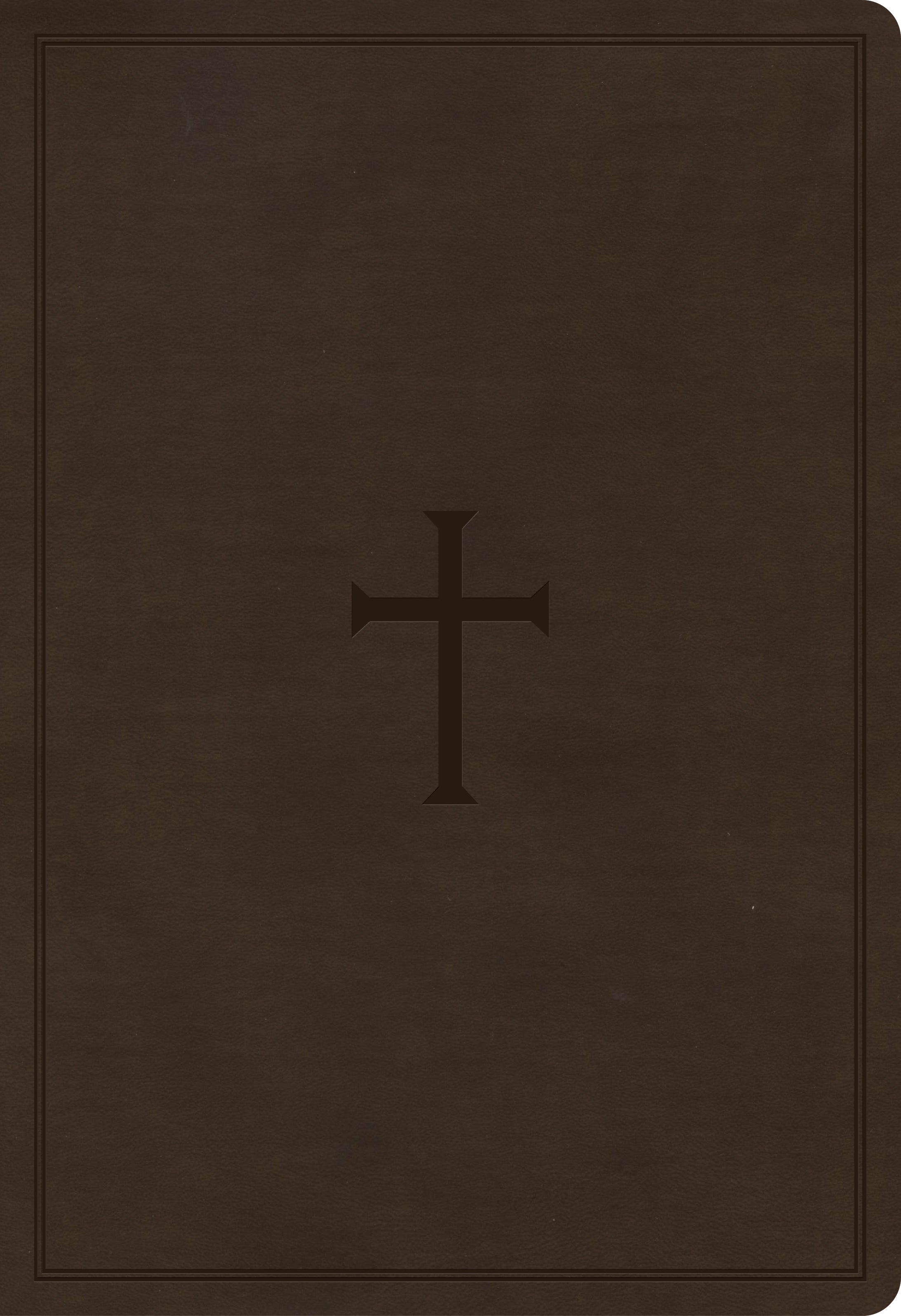 CSB Super Giant Print Reference Bible Brown Value Edition (Red Letter Edition)