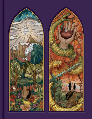 CSB Notetaking Bible Stained Glass Edition Amethyst (Black Letter Edition)