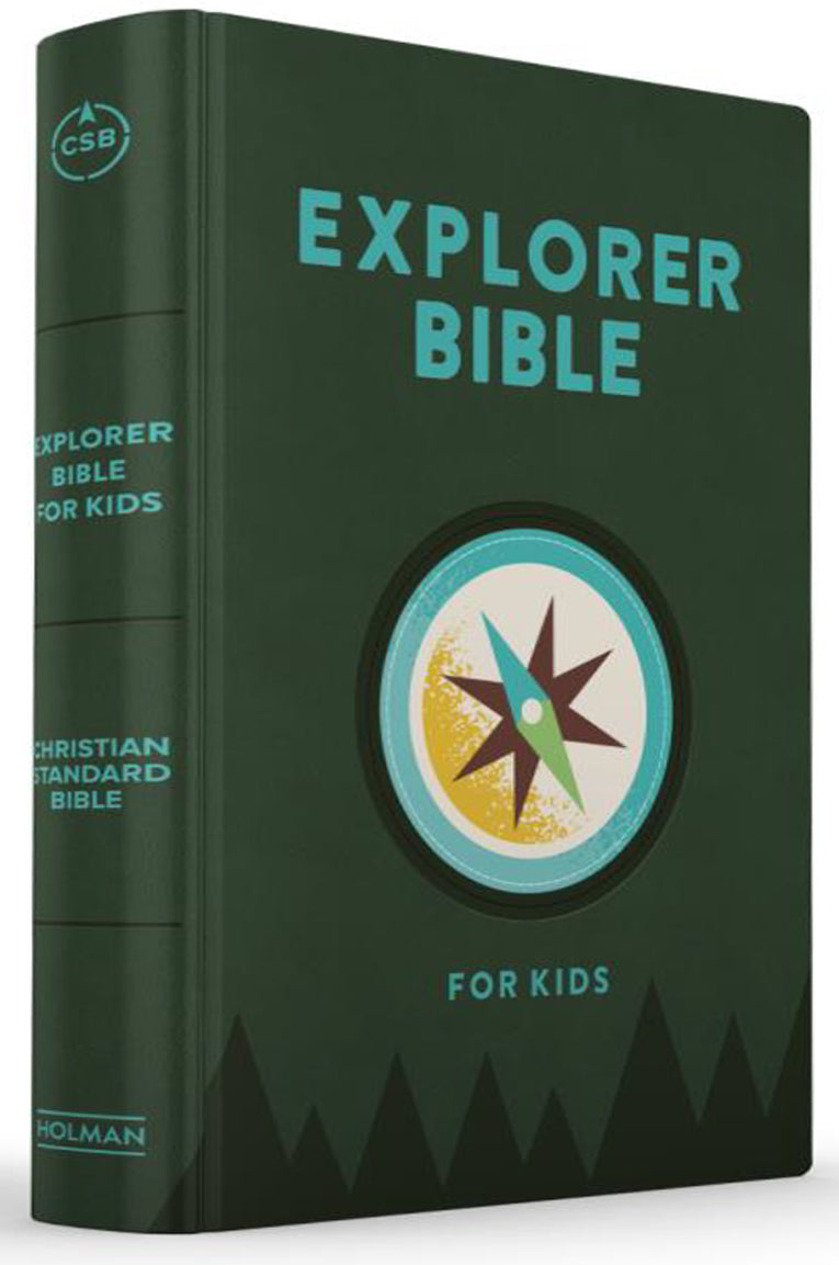 CSB Explorer Bible For Kids Olive Compass