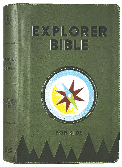 CSB Explorer Bible For Kids Olive Compass