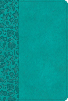 NASB Large Print Compact Reference Bible Teal (Red Letter Edition)
