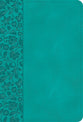 NASB Large Print Compact Reference Bible Teal (Red Letter Edition)