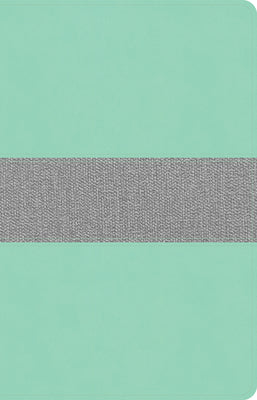 CSB Thinline Reference Bible Mint/Gray (Red Letter Edition)