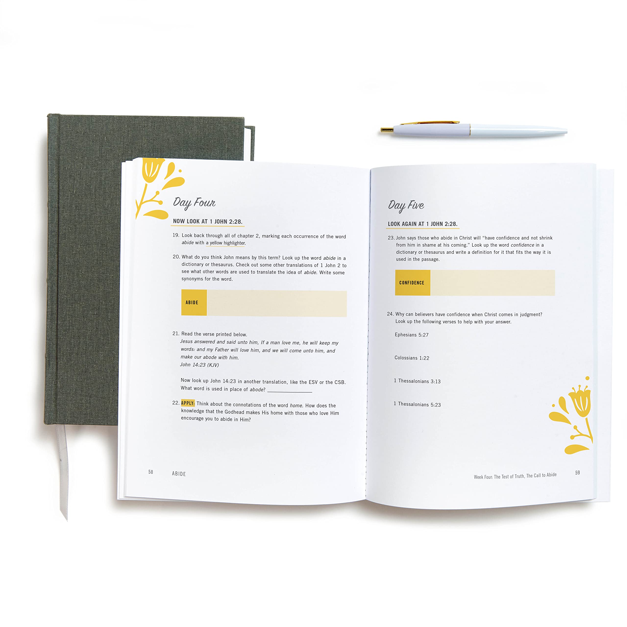 Abide: A Study of 1, 2, and 3 John (Bible Study Book With Video Access)