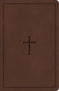CSB Large Print Personal Size Reference Bible Brown (Red Letter Edition)