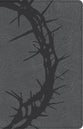 CSB Large Print Personal Size Reference Bible Charcoal Indexed (Red Letter Edition)