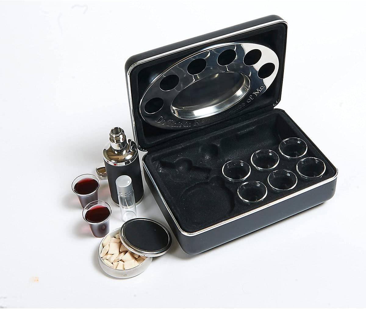 Legacy Portable Communion Set with Anointing Oil Bottle