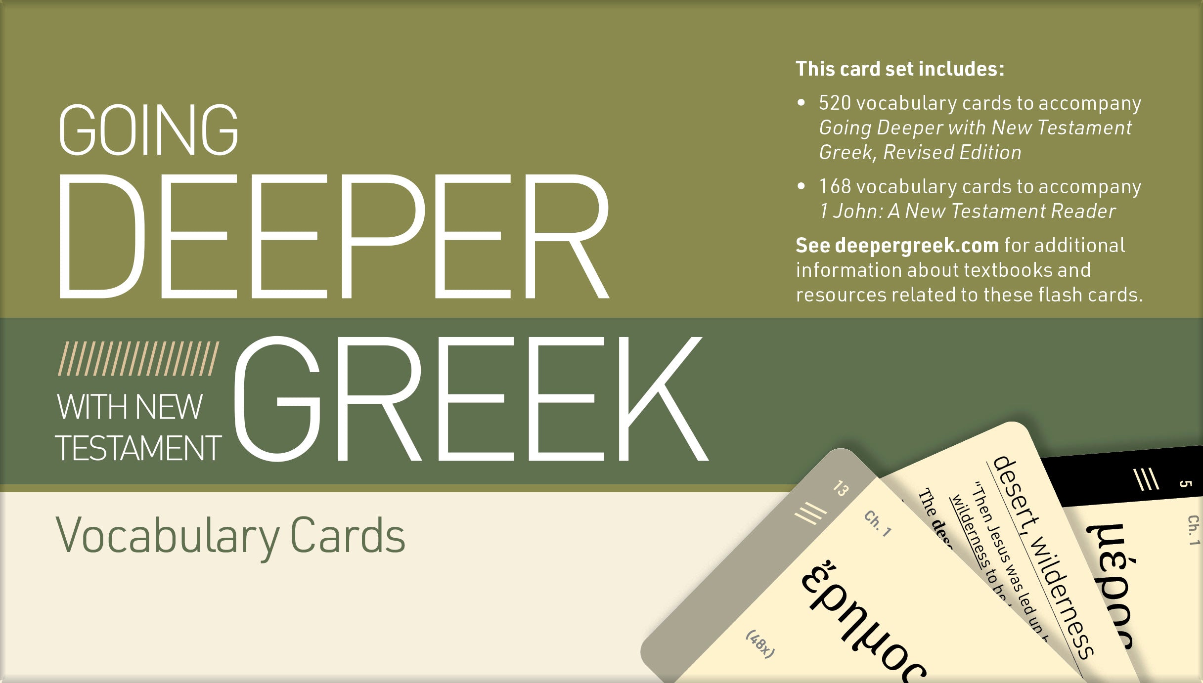 Going Deeper With New Testament Greek Vocabulary and Syntax Cards