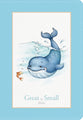 CSB Great and Small Bible Blue (Red Letter Edition)