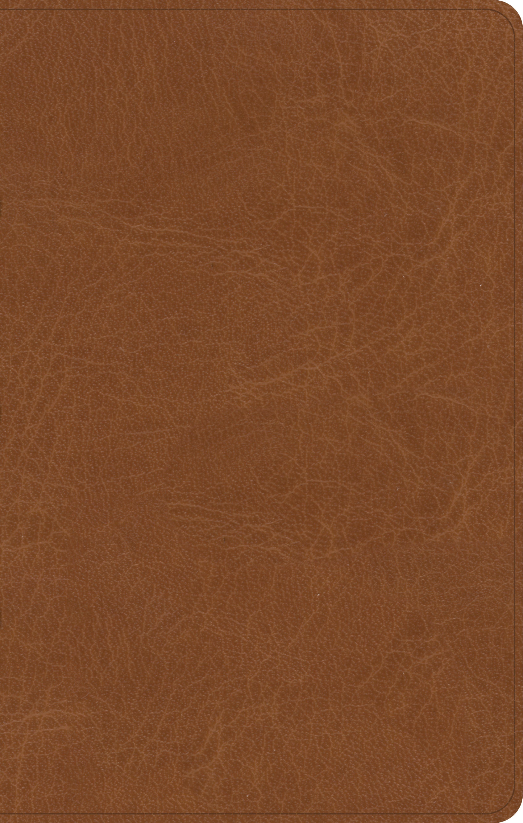 CSB Single-Column Personal Size Bible Saddle Brown (Black Letter Edition)