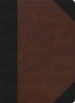 CSB Verse-By-Verse Reference Bible Black/Brown (Black Letter Edition)