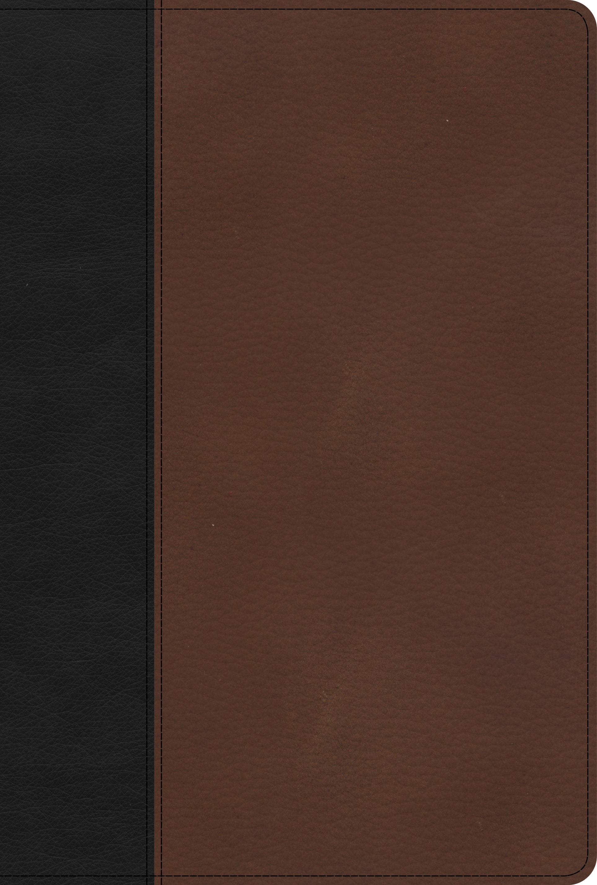 KJV Large Print Thinline Bible Black/Brown (Red Letter Edition)