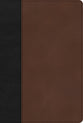 KJV Large Print Thinline Bible Black/Brown (Red Letter Edition)
