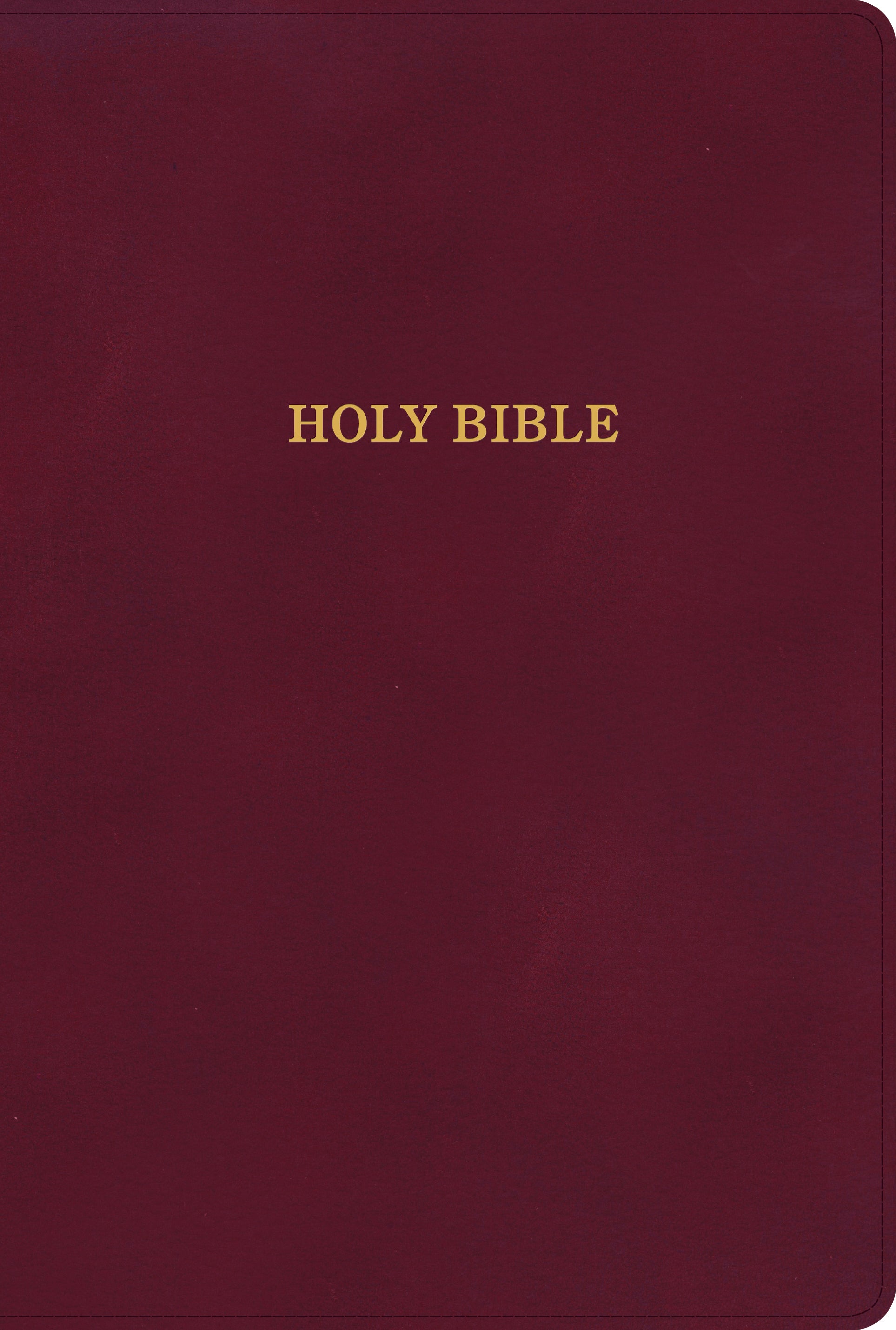 KJV Large Print Thinline Bible Burgundy (Red Letter Edition)