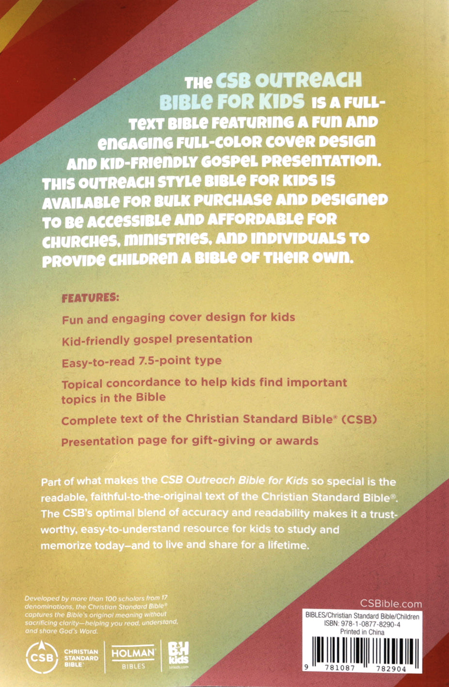 CSB Outreach Bible For Kids
