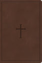 CSB Giant Print Reference Bible Brown Indexed (Red Letter Edition)