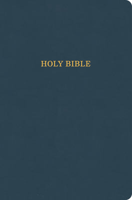 B: KJV Large Print Thinline Bible Value Edition Slate (Red Letter Edition)