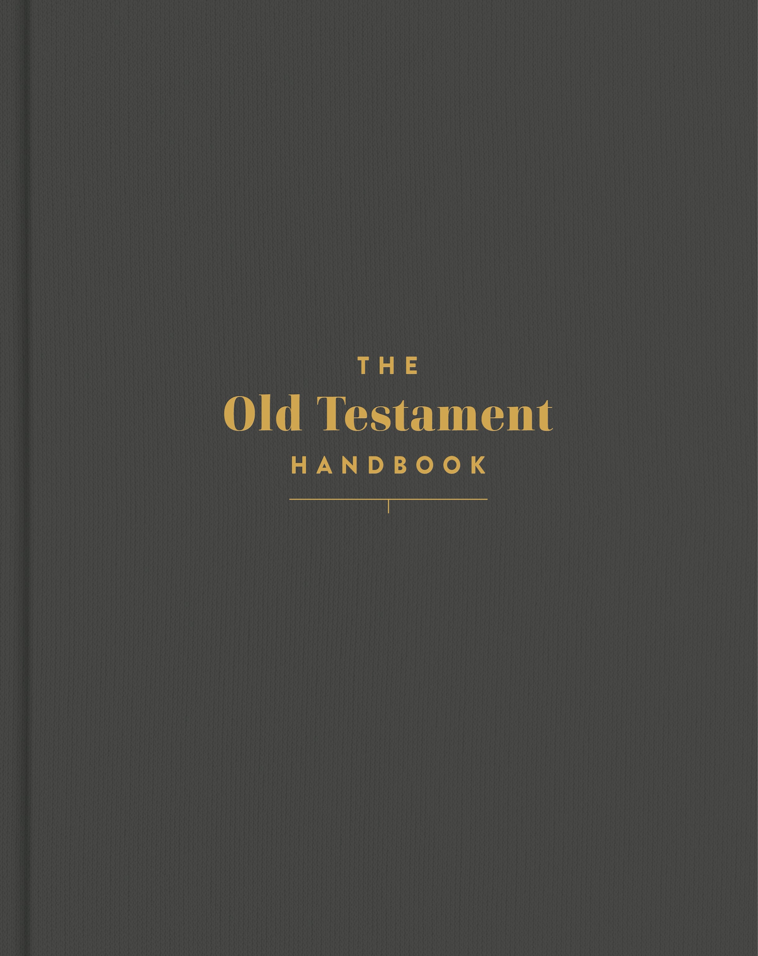 The Old Testament Handbook: A Visual Guide Through the Old Testament (Charcoal)