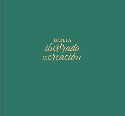 RVR 1960 Biblia ilustrada de la creación, turquesa, tela (Red Letter Spanish Edition)