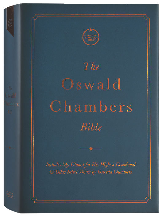 CSB Oswald Chambers Bible (Black Letter Edition)