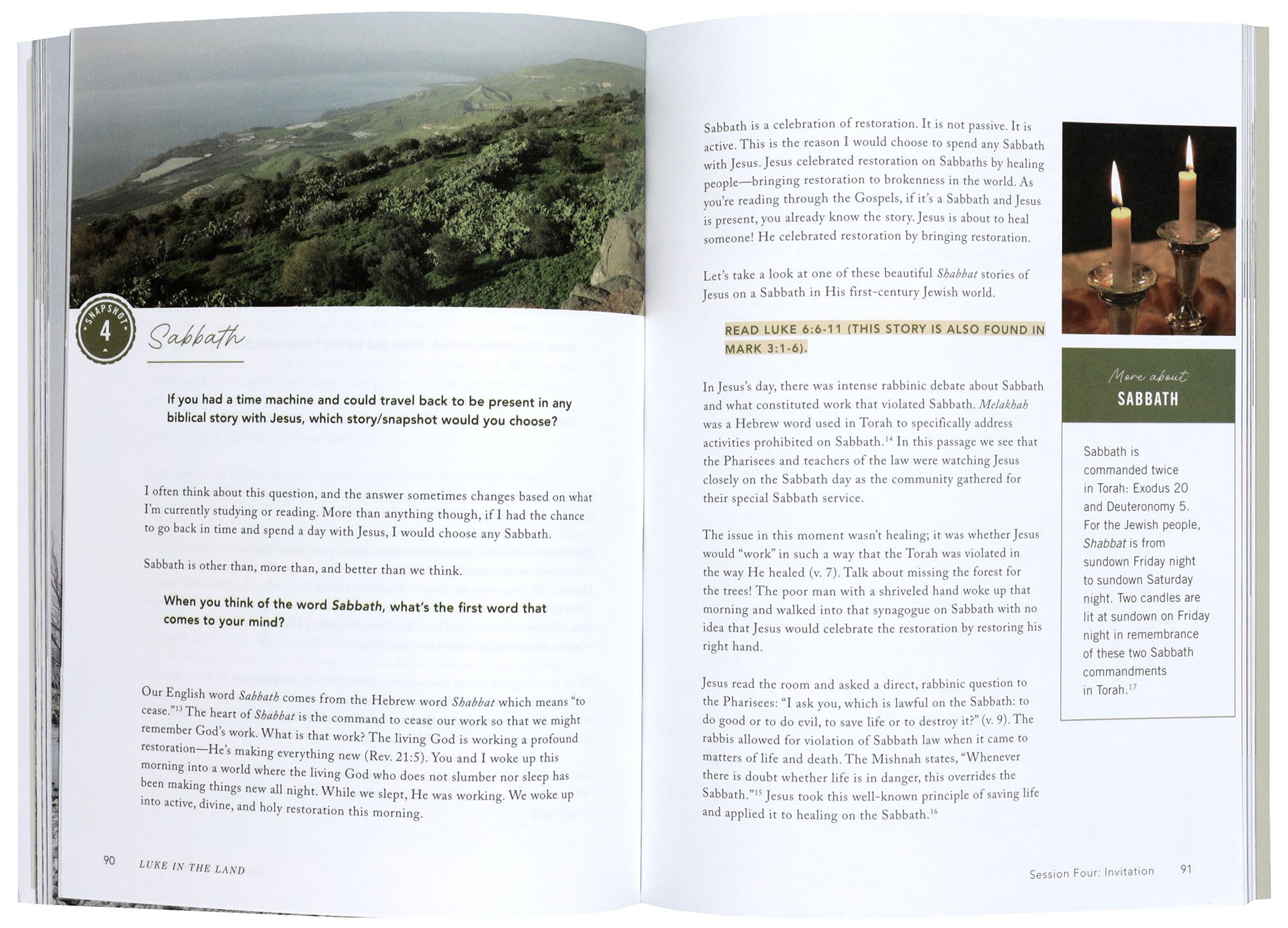 Luke in the Land (Bible Study Book with Video Access): Walking with Jesus in His First-Century World