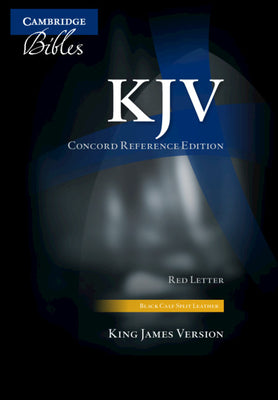 KJV Concord Reference Black Indexed (Red Letter Edition)