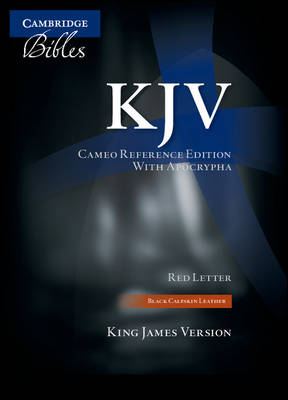 KJV Cameo Reference With Apocrypha Black (Red Letter Edition)