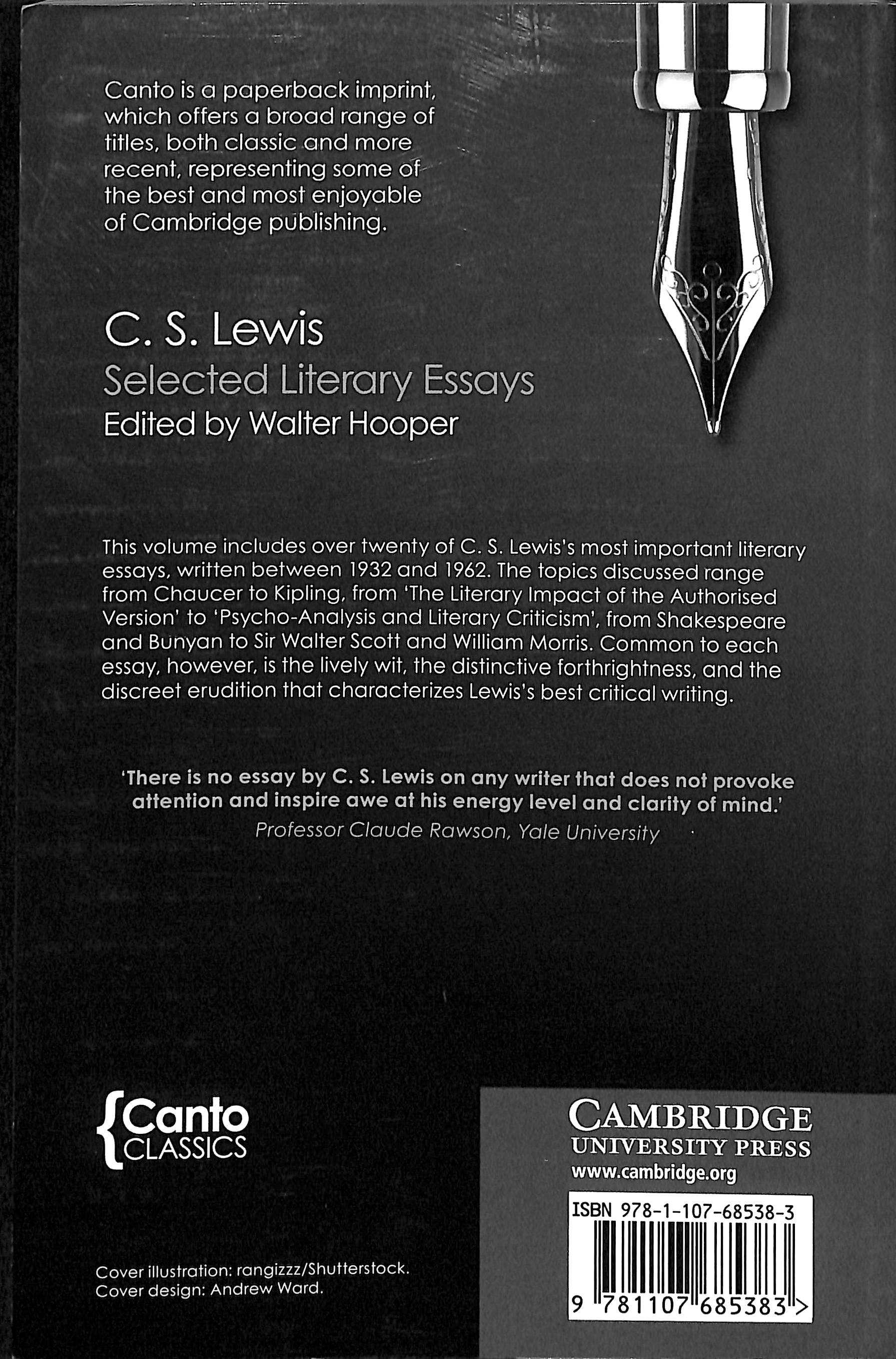 Selected Literary Essays (Canto Classics Series)