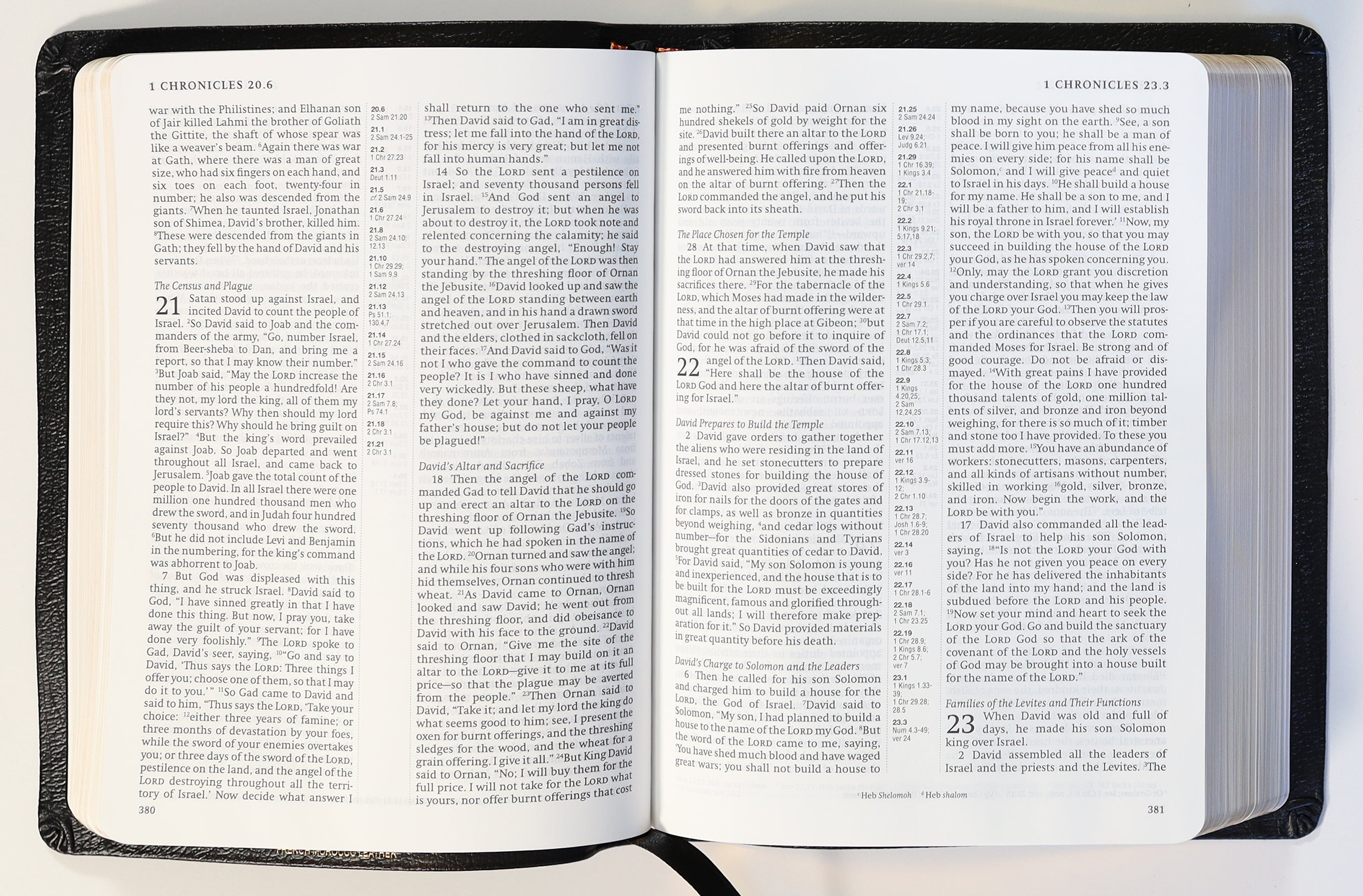 NRSV Reference Bible Black