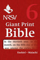 NRSV Giant Print Bible #06: Ezekiel - Malachi