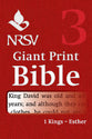 NRSV Giant Print Bible #03: 1 Kings - Esther