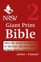 NRSV Giant Print Bible #02: Joshua - 2 Samuel