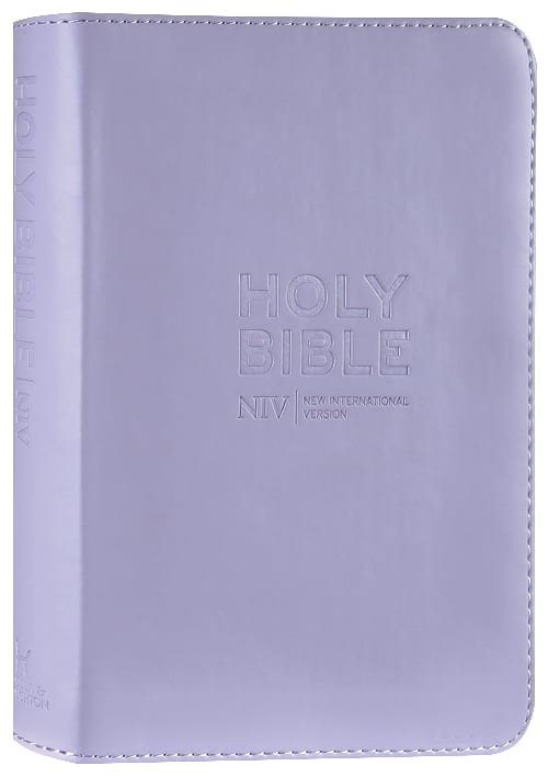 NIV Pocket Bible Lilac Soft-Tone With Zip British Edition