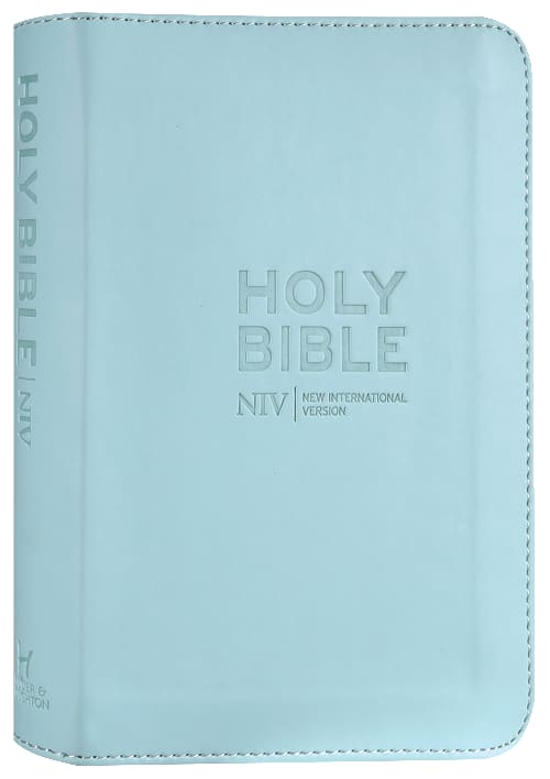 NIV Pocket Bible Mint Soft-Tone With Zip British Edition