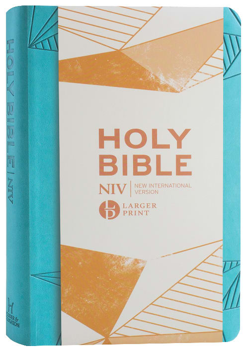 NIV Larger Print Personal Bible Gift Edition Teal (British Spelling)