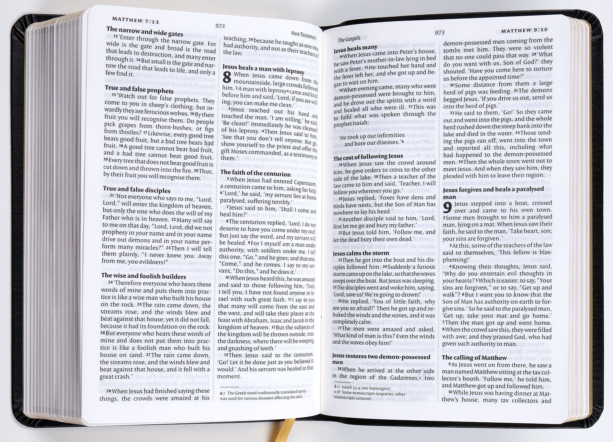 NIV Larger Print Personal Bible Black (British Spelling)