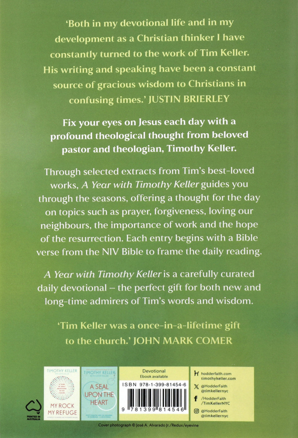 A Year with Timothy Keller