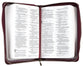 NIV Pocket Bible with Gold Zip Mulberry