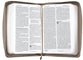 NIV Pocket Bible with Gold Zip Latte