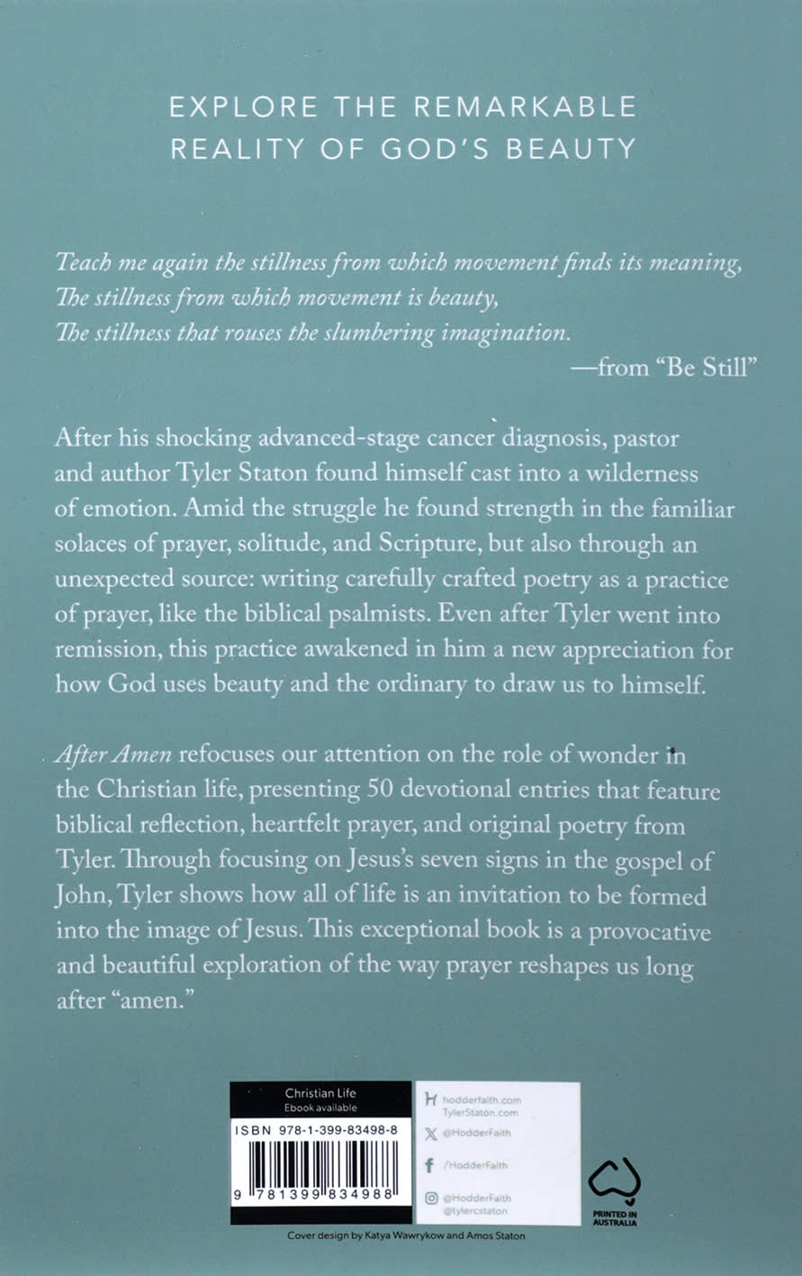 After Amen: 50 Days of Poetry and Prayer