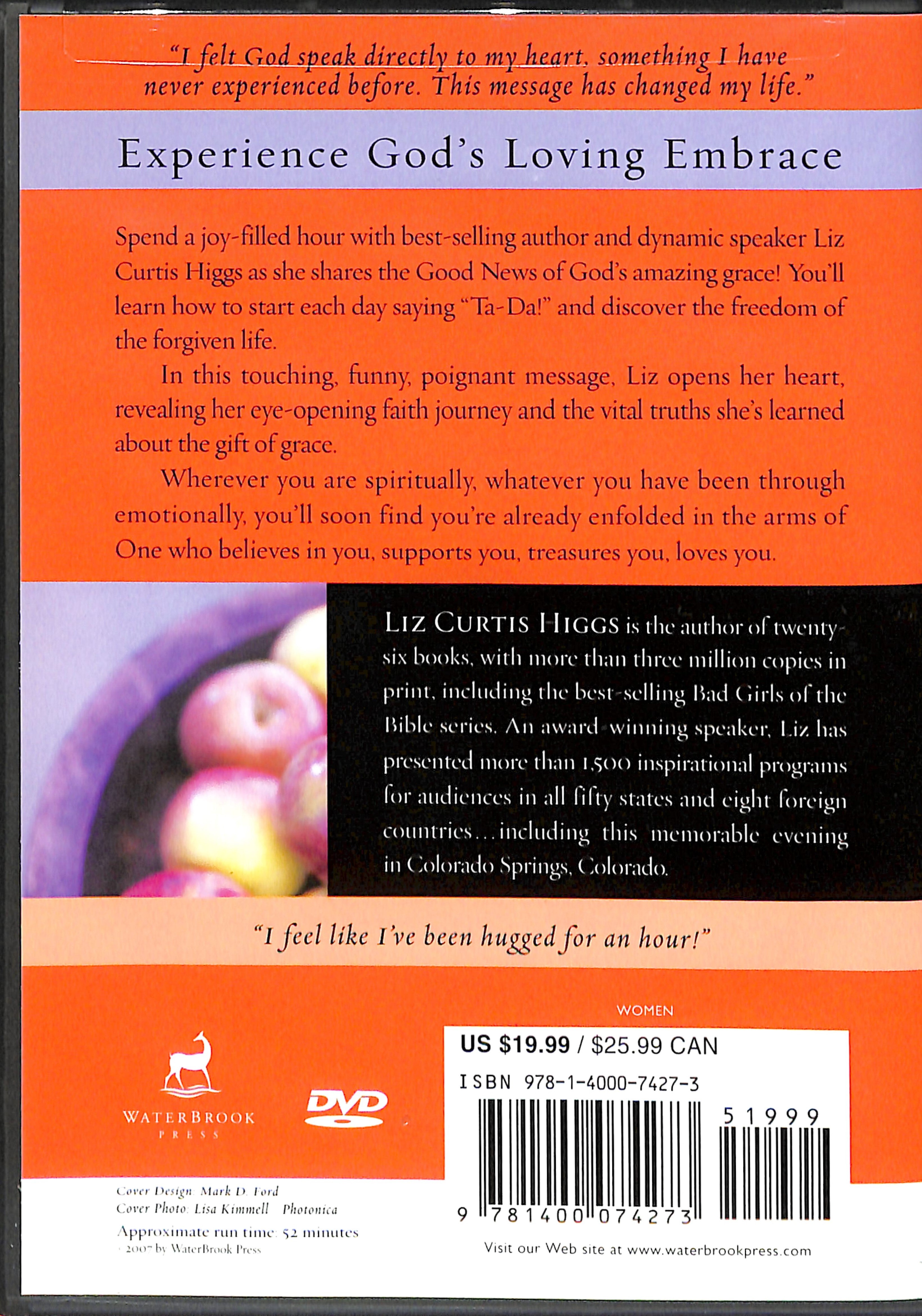 Embrace Grace, DVD