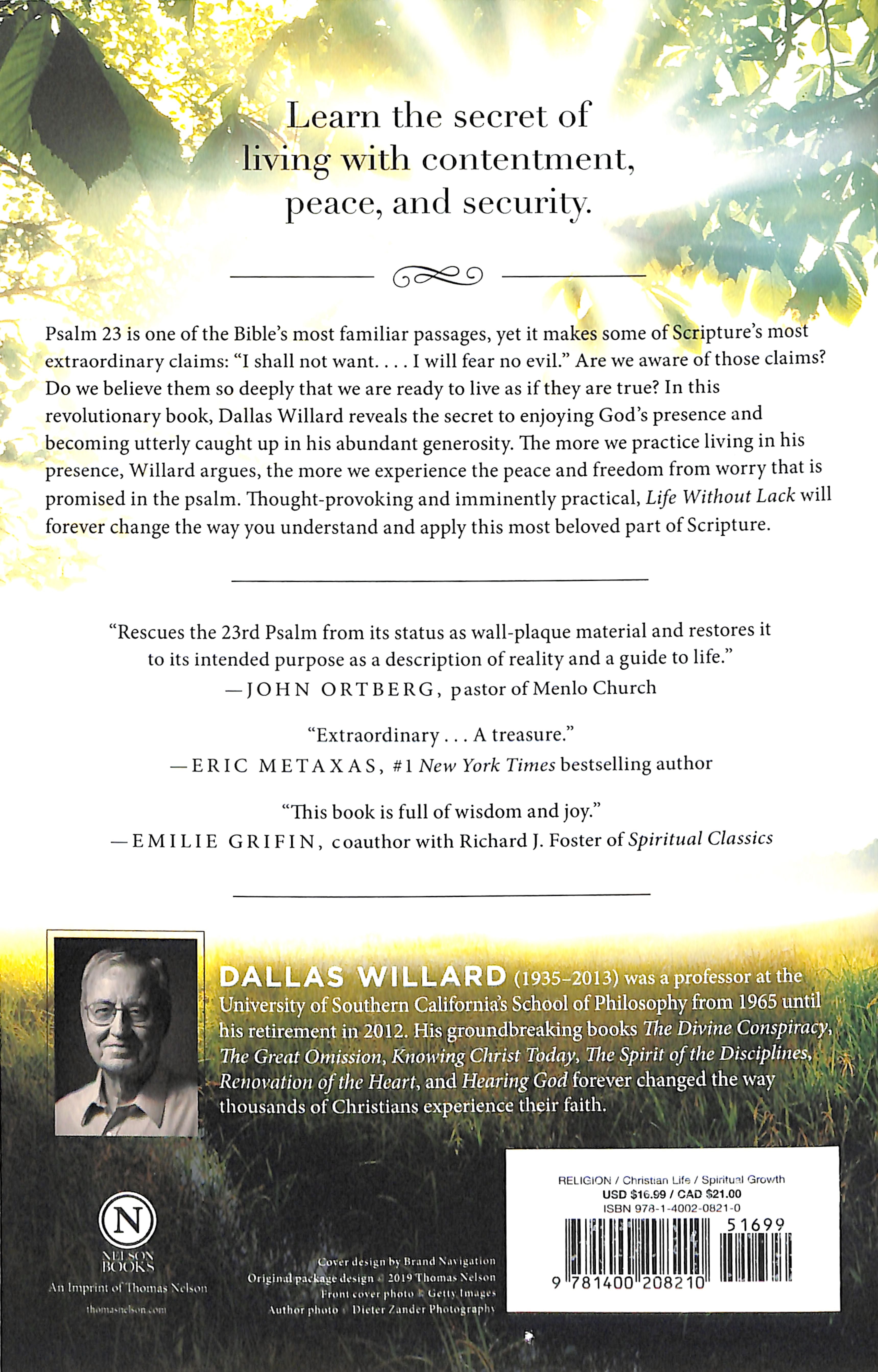 Life Without Lack: Living in the Fullness of Psalm 23