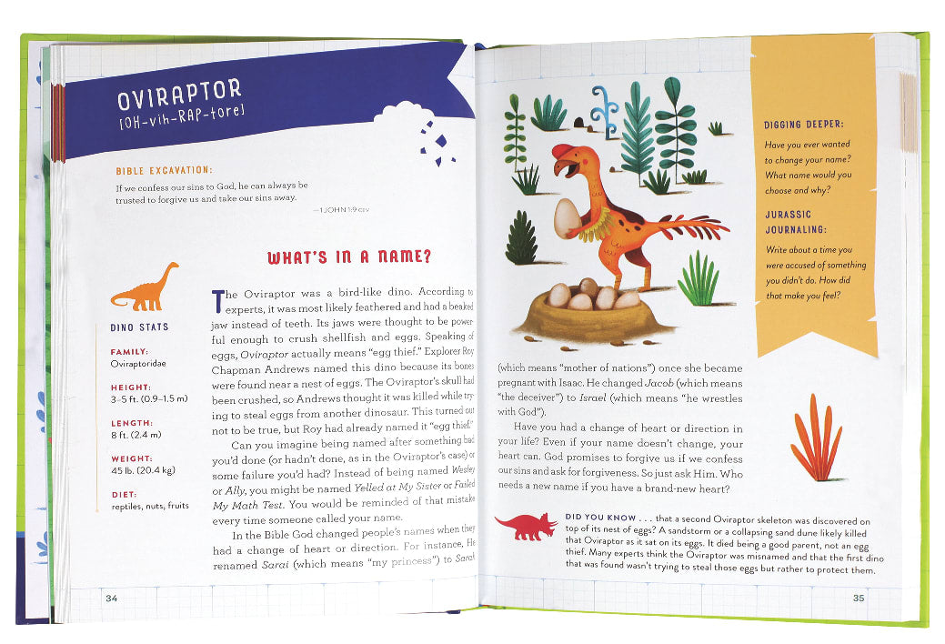Dinosaur Devotions: 75 Dino Discoveries, Bible Truths, Fun Facts, and More!