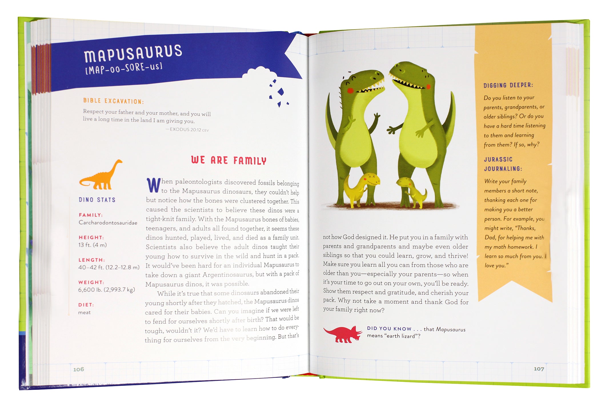 Dinosaur Devotions: 75 Dino Discoveries, Bible Truths, Fun Facts, and More!