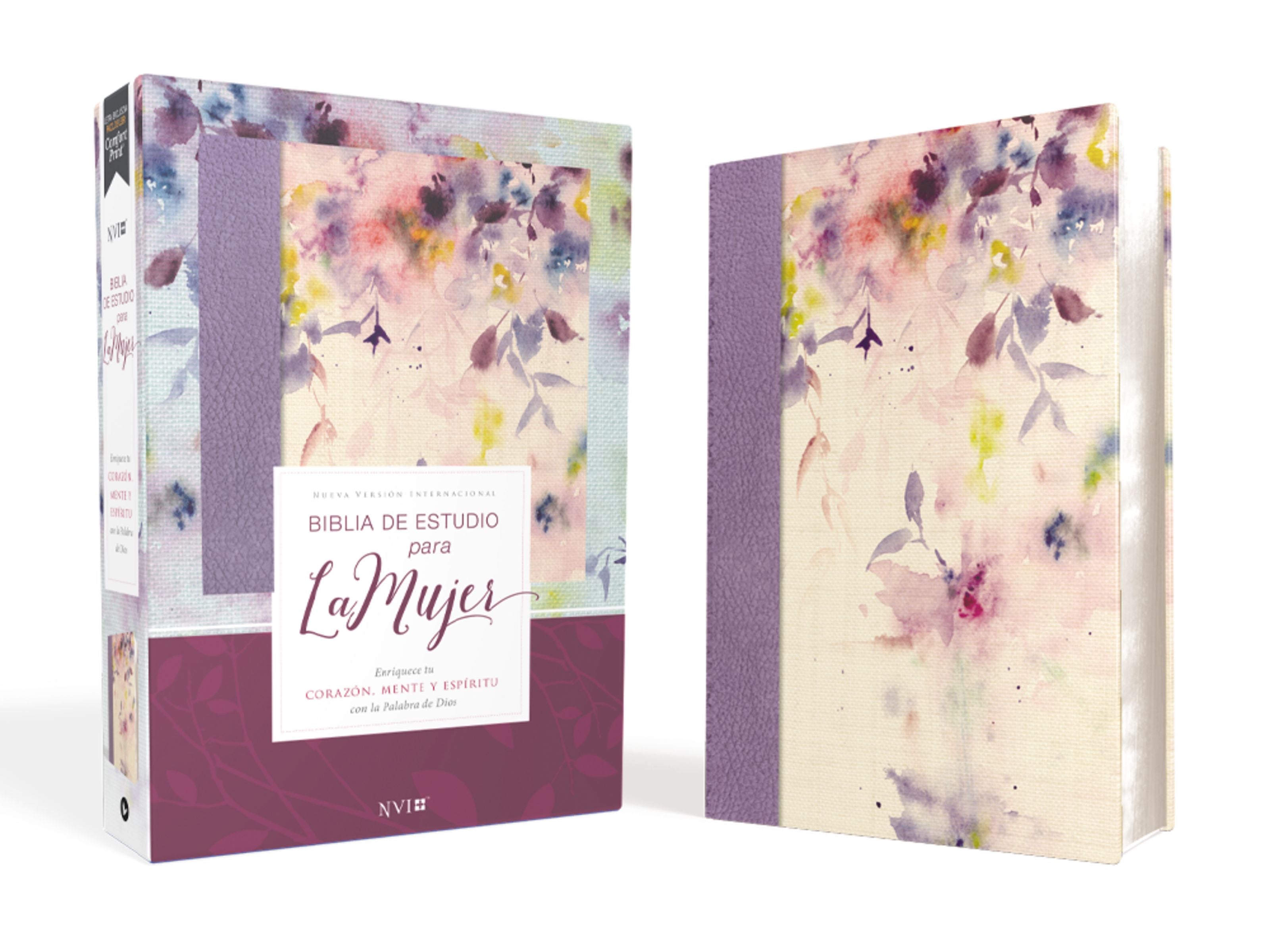 Nvi Biblia De Estudio Para La Mujer Tela Lila
